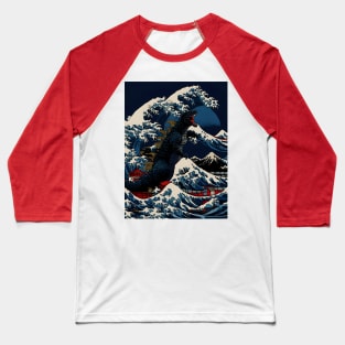 Mashup The Great Wave Baseball T-Shirt